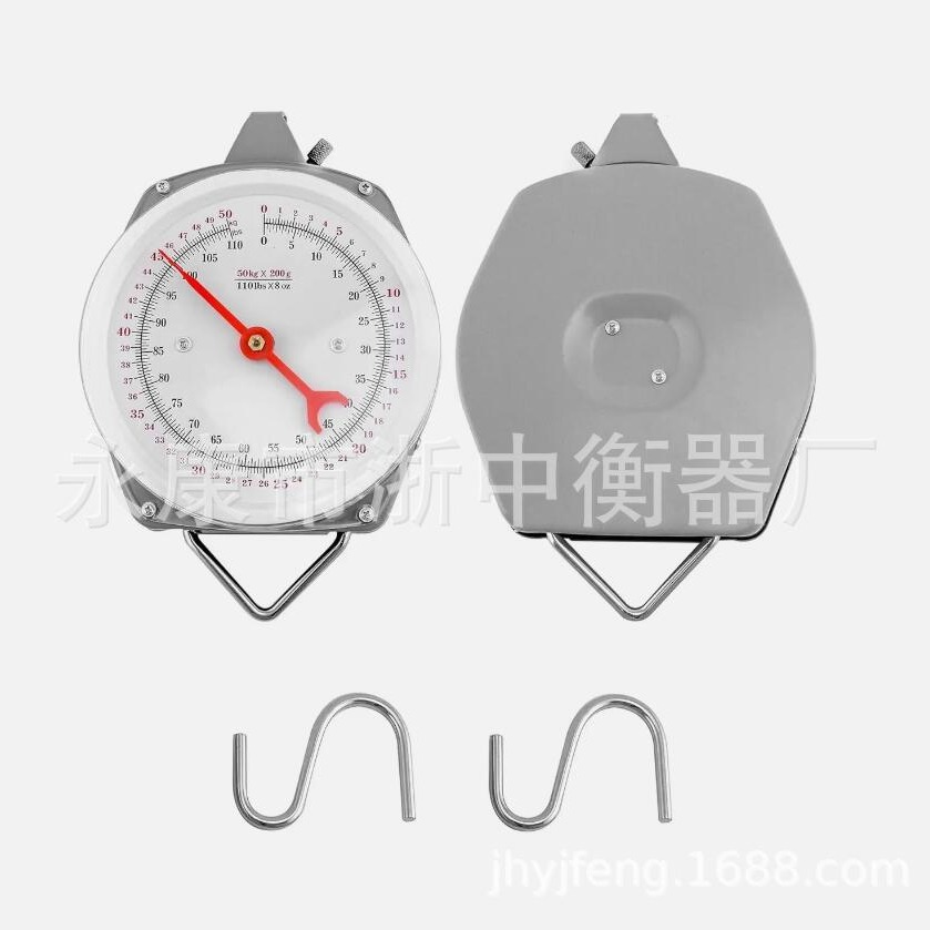[Manufacturer Supplies] Highly Sensitive Pointer Mechanical Crane Scales in Various Specifications, Direct-View Crane Scales, Iron Portable Hanging Scales