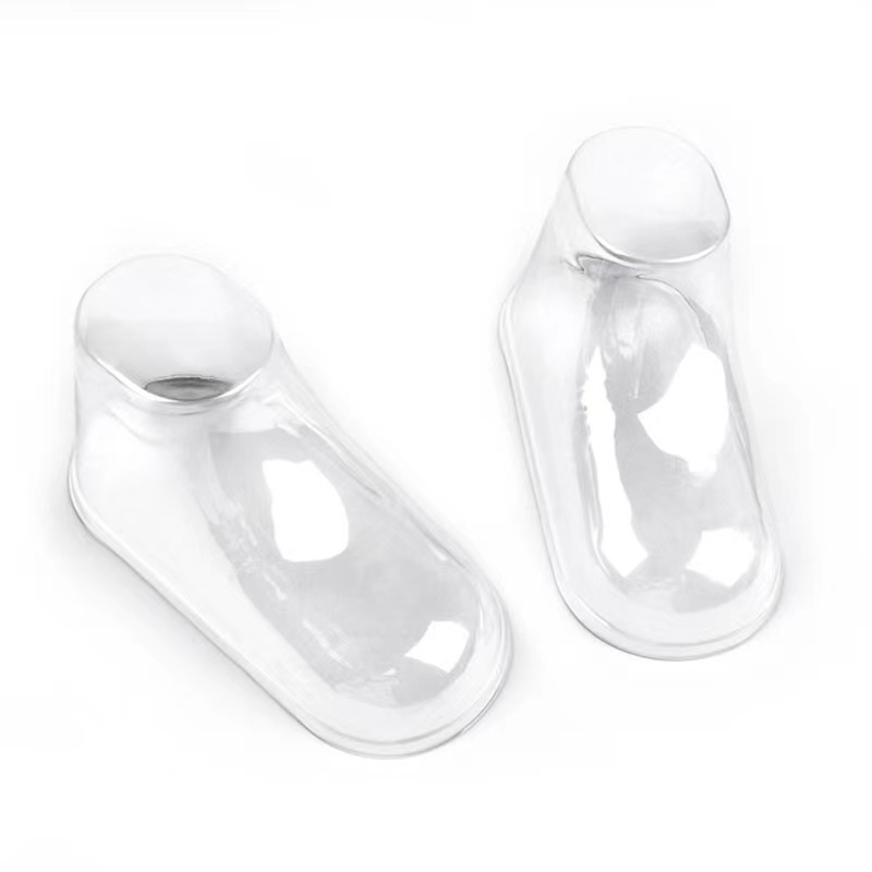 Baby baby PVC transparent plastic foot mold wool shoes baby socks model spot manufacturers wholesale