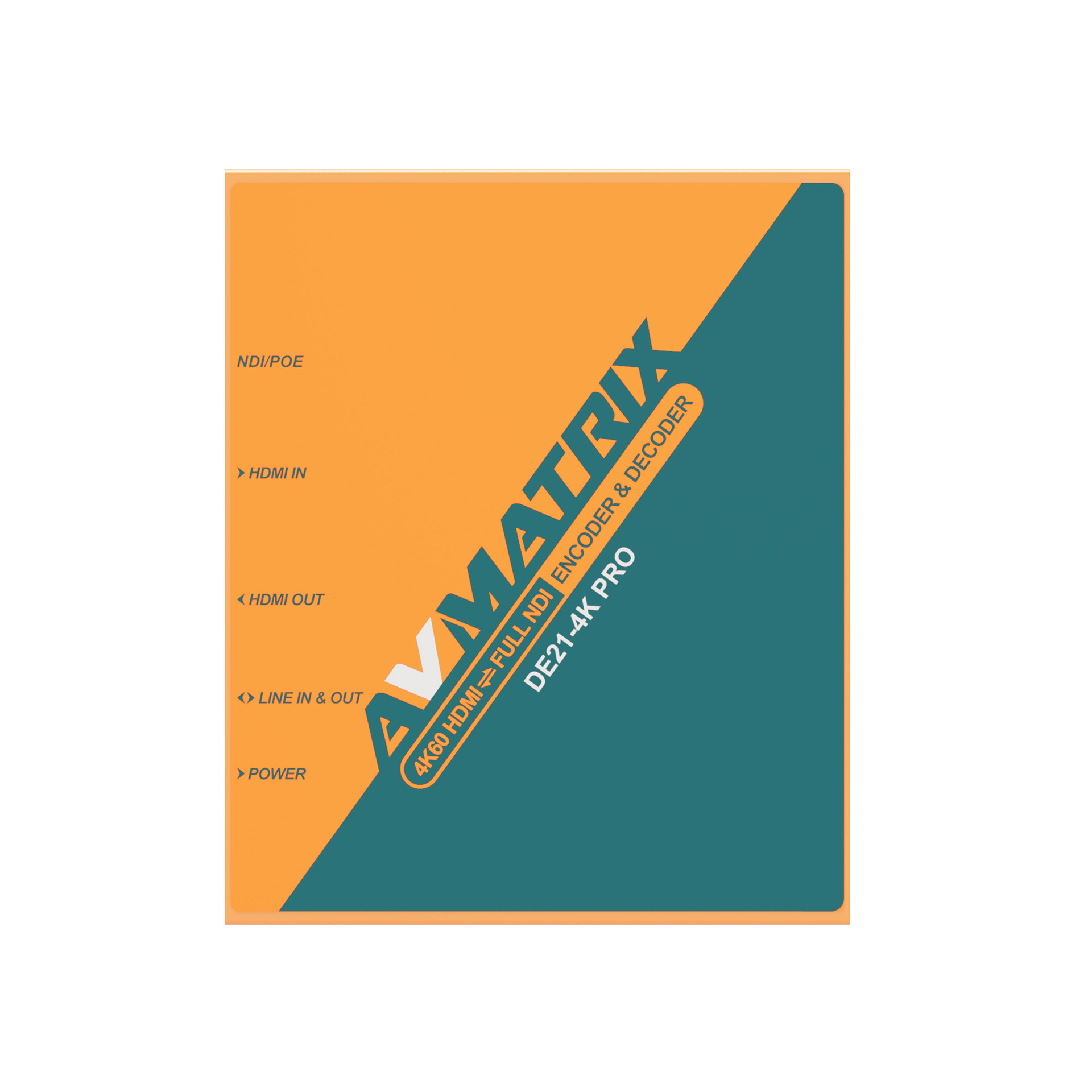 Avmatrix 4K HDMI and Ndi Bidirectional Conversion Video Codec De21-4K Pro