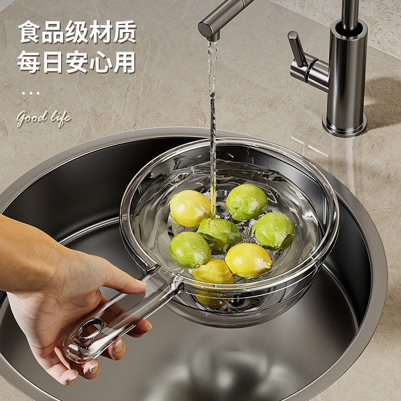 Household Plastic Water Scoop Kitchen Thickened Transparent Water Spoon Hangable Plastic Water Spoon Bathroom Bath Large Shampoo Spoon