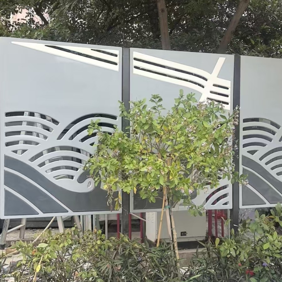 Electric Fence Guardrail Wave Punching Adjustable Landscape Fence Patent Number 9538943