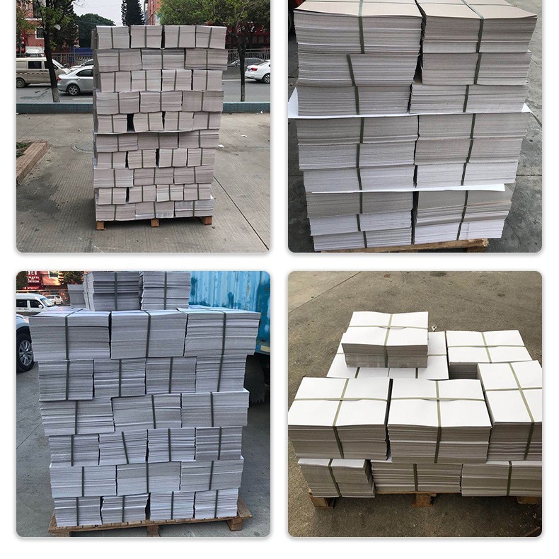 250g Double-Sided White Cardboard Clothing Lined Cardboard 25*35cm T-Shirt Packaging Paper Board Special