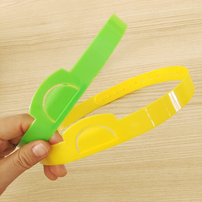 Learning teaching aids English words pinyin card headband guess who I am can insert cards DIY classroom learning props