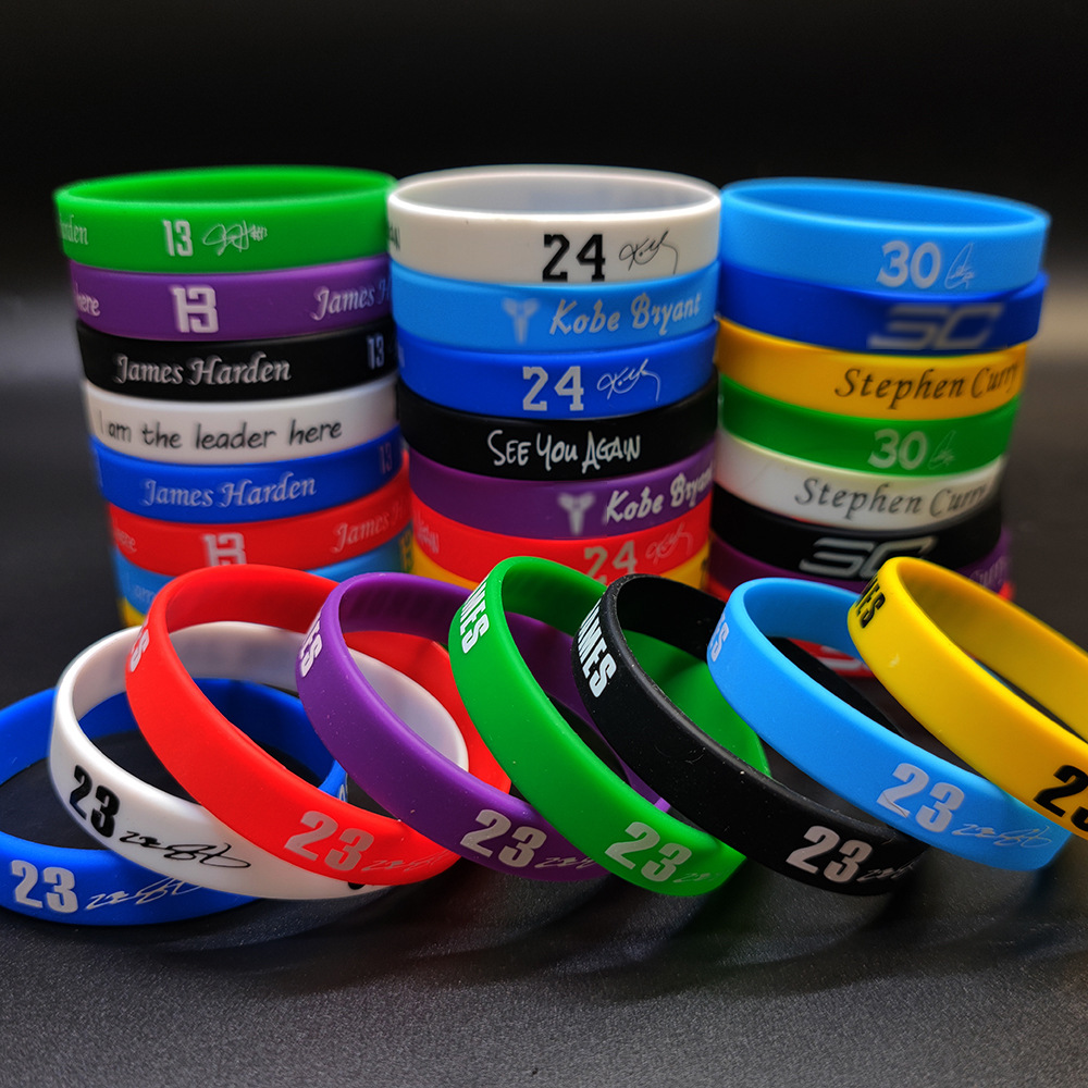Силиконовый браслет NBA, Коби, Кари, для фанатов, маленький подарок, сувенир