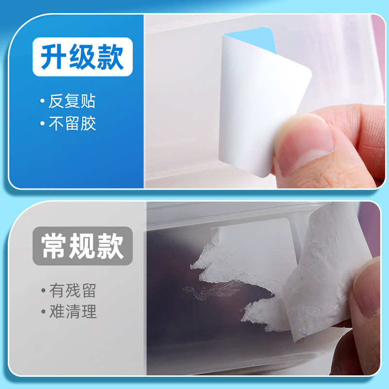 Colorful Waterproof and Oil-Proof Easy-To-Tear Label Stickers Without Leaving Glue, Self-Adhesive, Tearable, Self-Adhesive Handwritten Name Stickers