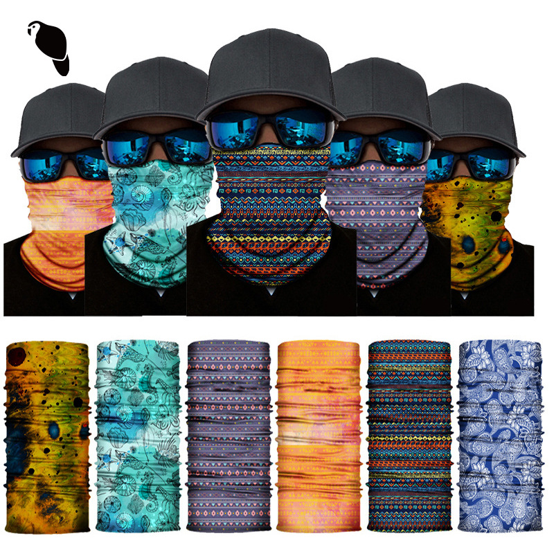 Xunhui Pattern Series Cross-Border Amazon Autumn and Winter Cycling Mask Sports Ski Warm Magic Headscarf Neck Cover