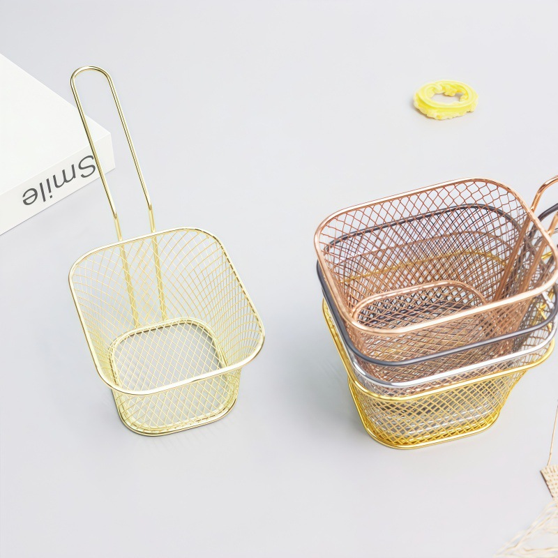 Производитель на заказ корзины для жарки, декор для ресторана, корзина для картофеля фри, полка для куриных наггетсов, маслоустойчивая жарочная сетка, корзина для жареных куриных наггетсов