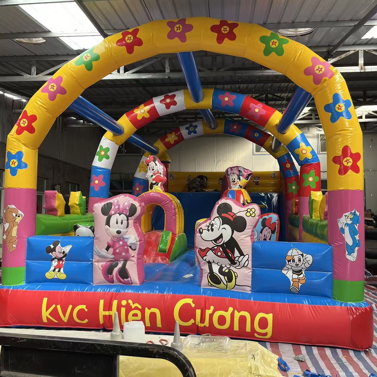 5*8-40 Flat Large Outdoor Kidsren's Octopus Theme Inflatable Trampoline Manufacturer Low Price Direct Sale