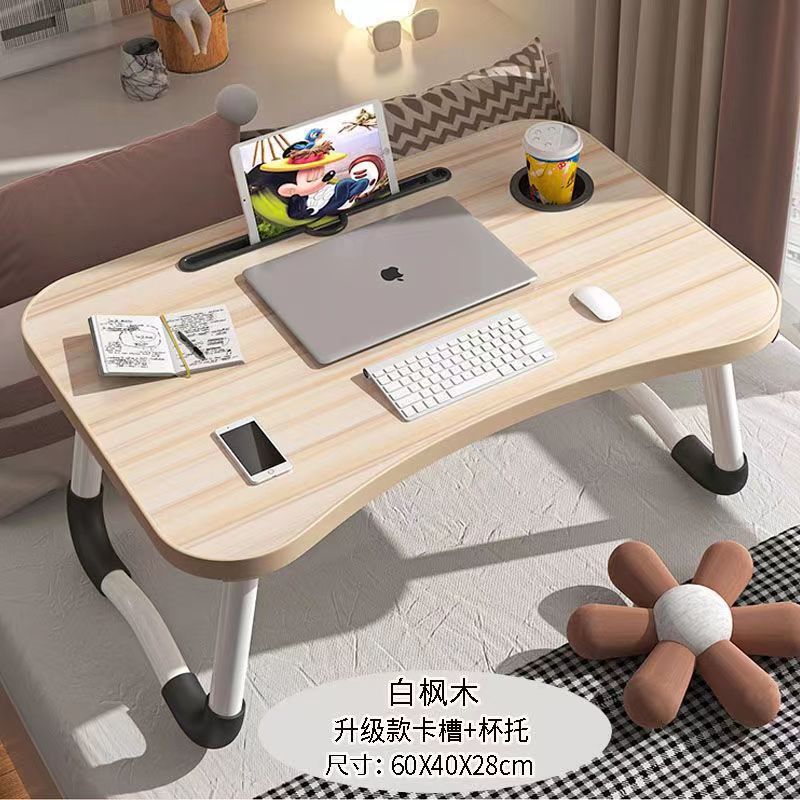 Bed Desk, Foldable Laptop Desk, Student Bedroom Dormitory Study Desk, Office Small Table, Office Desk