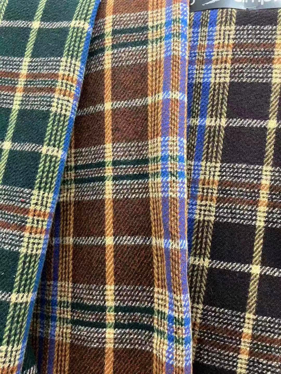 Поставка ткани с крупным клетчатым узором для верхней одежды, обуви и сумок, Шаосин