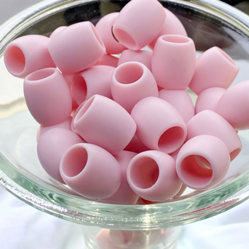 Cross-Border Silicone Beads DIY Silicone Hair Bead Accessories Children's Silicone Beads Luminous Silicone Beads Ready for Sale