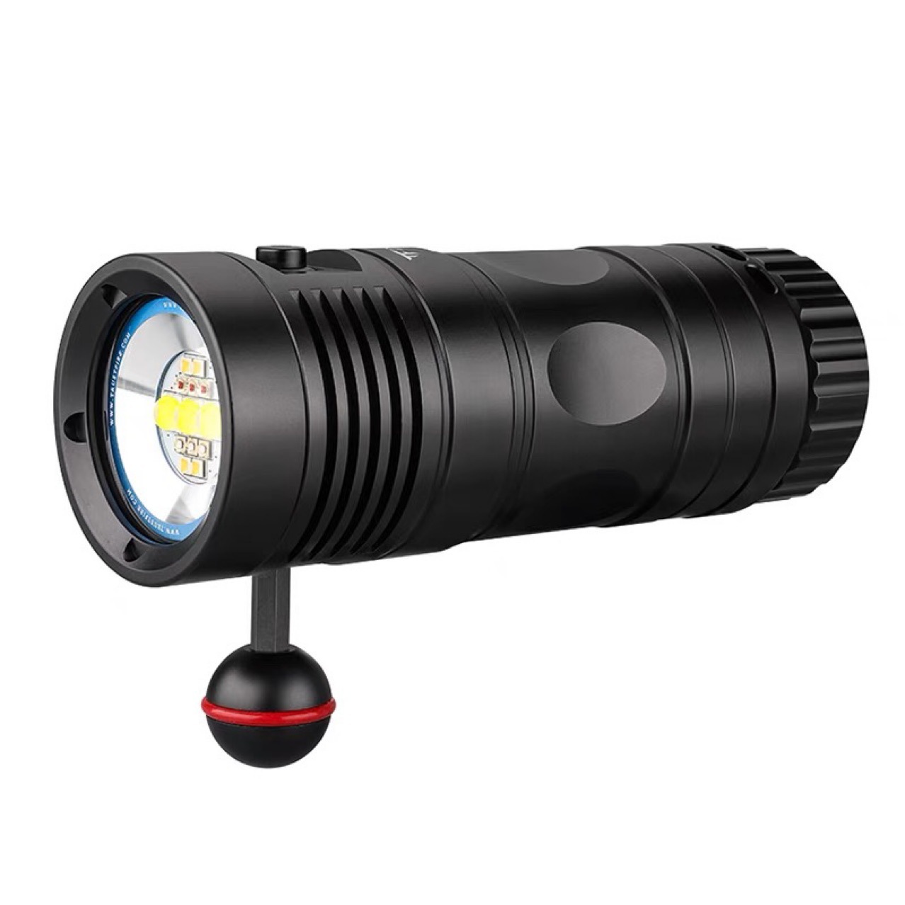 New Led Strong Light Diving Flashlight Df90 Diving Fill Light Underwater Photography Lighting Waterproof Flashlight Warm Light