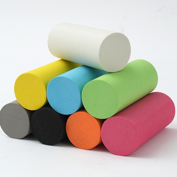 Children's Relay Stick Sponge Solid Foam Track and Field Sports Passing Stick Eva Multi-Color Training Round Stick Wholesale