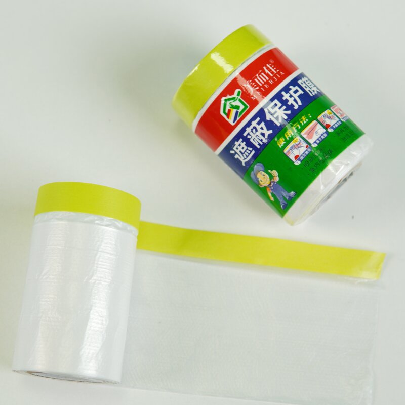 Exterior wall real paint water-coated sand protective film car beauty spray paint decoration construction water-coated sand tape masking paper