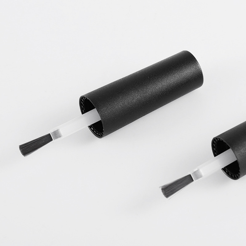 Nail Polish Gel Replacement Brush Double-Ended Wooden Pole Brush Removable Brush Head Set Nail Salon Special Tools Wholesale