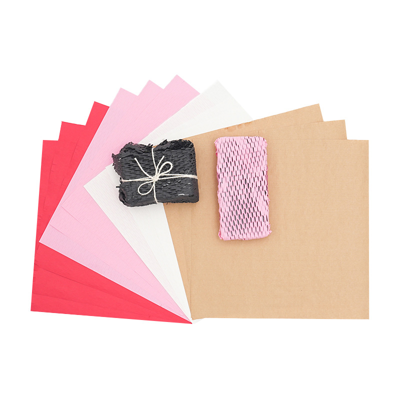 Flat Grid Wrapping Paper Glass Bottle Gift Box Anti-Collision Cushioning Filling Flower Decoration Wrapping Paper Honeycomb Paper