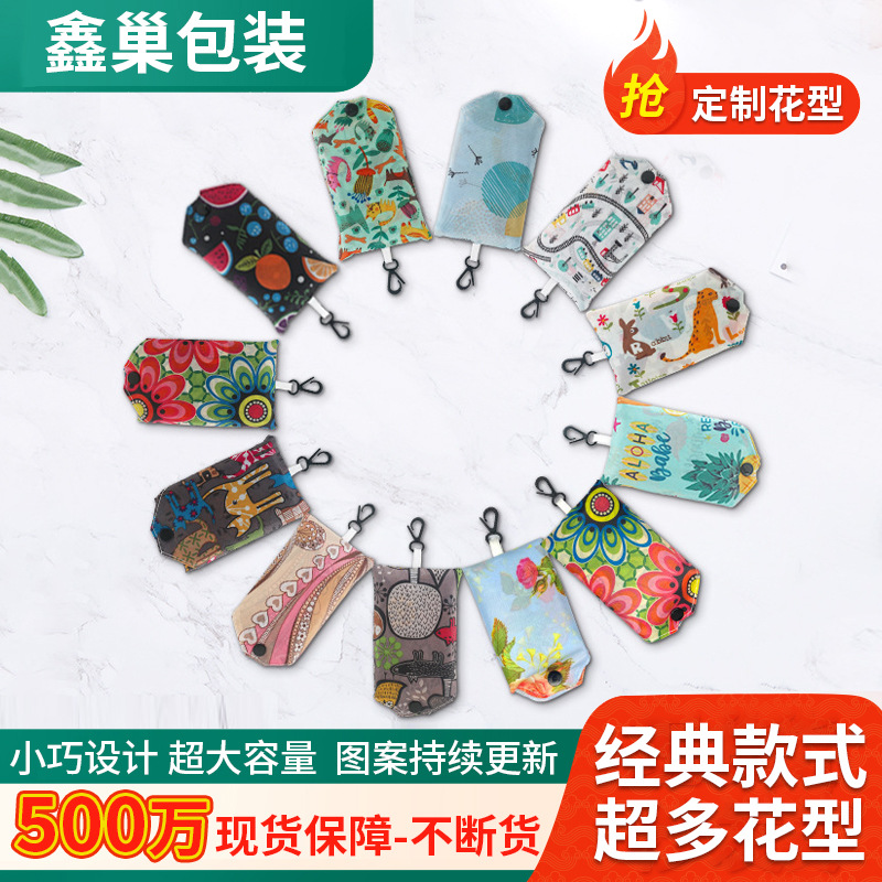 Складная сумка для покупок из полиэстера 190T, креативная, оптовая продажа