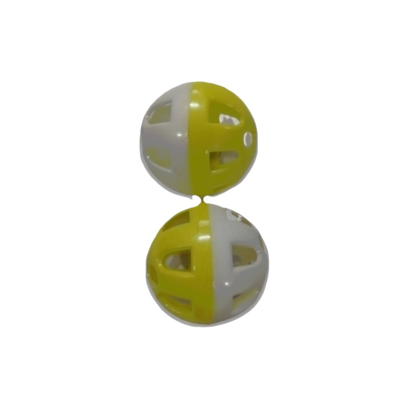 Wholesale Pet Toys Cat Plastic Hollow Ball with Bell Toy Ball Pet Spherical Toy Cat Supplies
