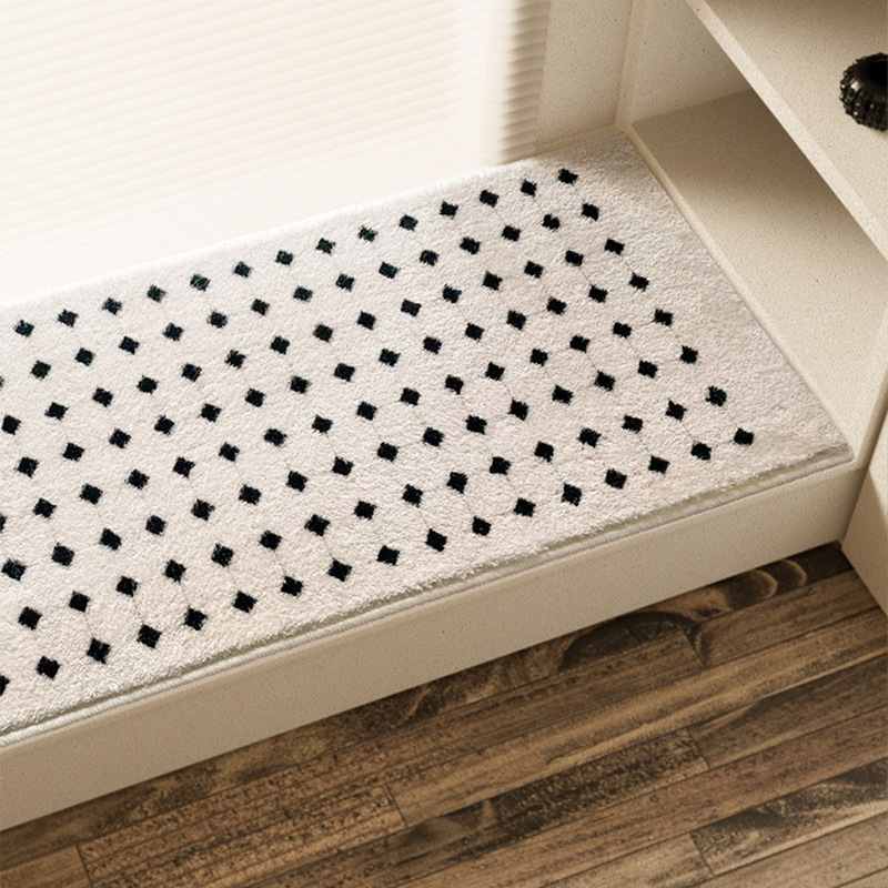 Japanese style bedroom bedside blanket balcony study absorbent non-slip blanket tatami soft cashmere-like bay window mat