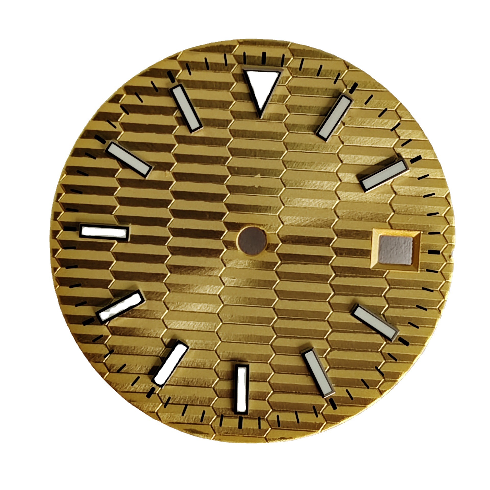 Watch dial 28.5mm blue luminous dial suitable for 8215 ETA2824 2836 movement literal