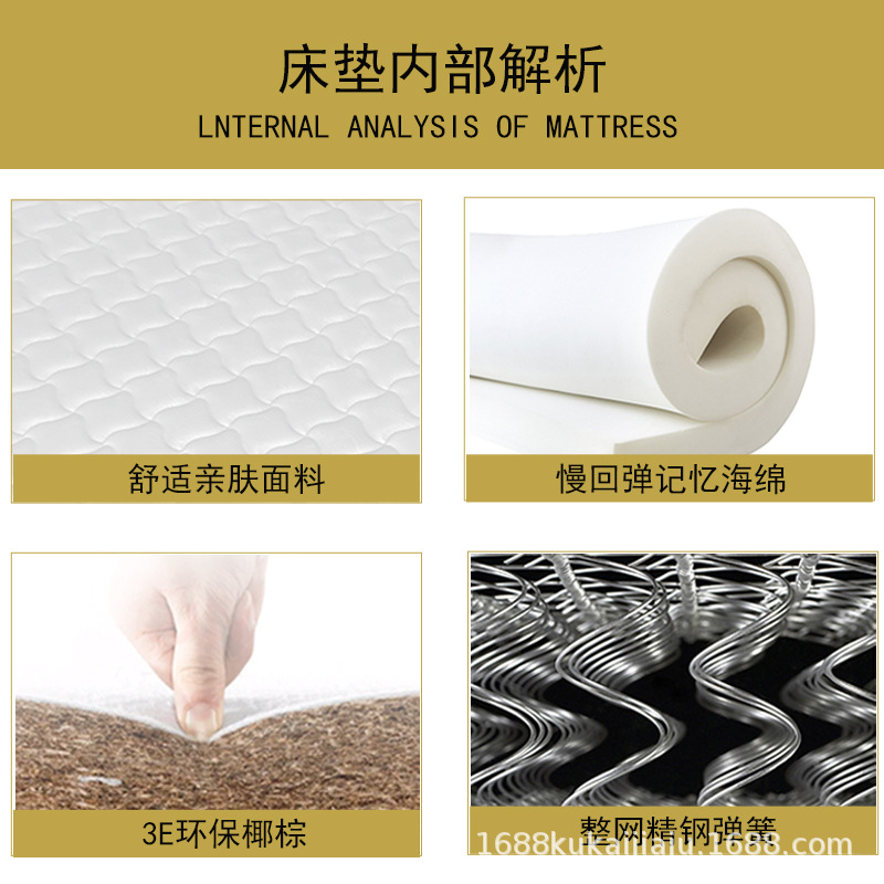 Simmons Round Mattress Foldableing Round Mattress Independent Spring B&B Hotel Home 2m 2.2m 25cm Thick