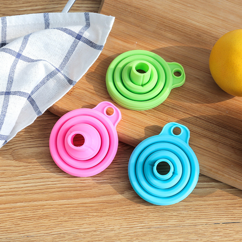 Foldable Funnel Large Diameter Funnel Grain Storage Bag Ice Bag Special Funnel Silicone Funnel Refueling Pour Water
