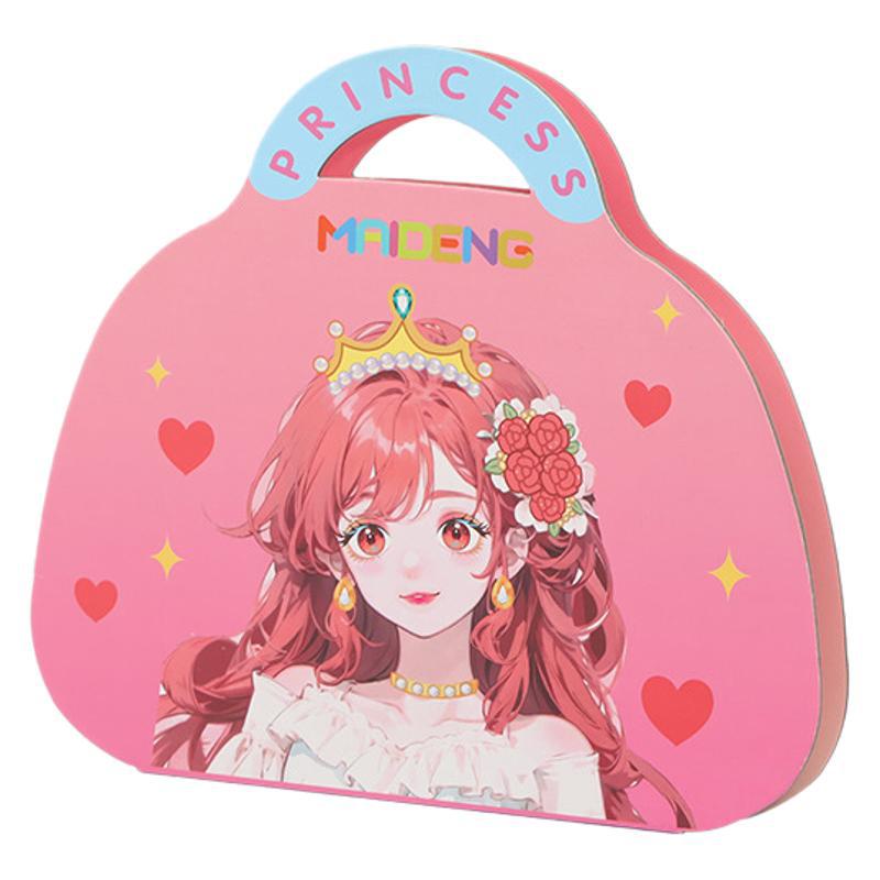 Amazon Cross-Border Children's Princess Makeup Bag DIY Toy Handmade Girl Cartoon Ancient Style Holiday Gift Stickers