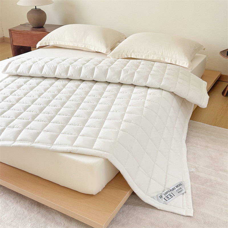133*100 Double-Sided Cotton Wool Mattress 100% Pure Wool Mattress Simmons Mattress Quilt 1.8m Bed Protector