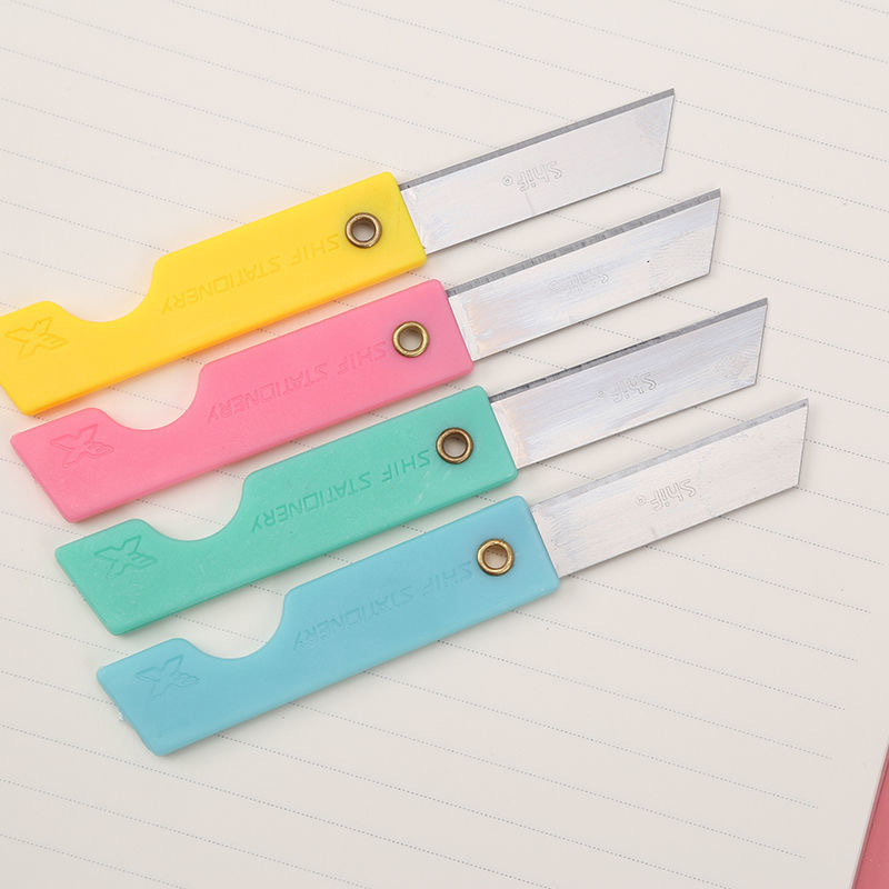 Pioneer 588 knife pencil knife plastic pencil sharpener small carving knife student office stationery wholesale knife mini