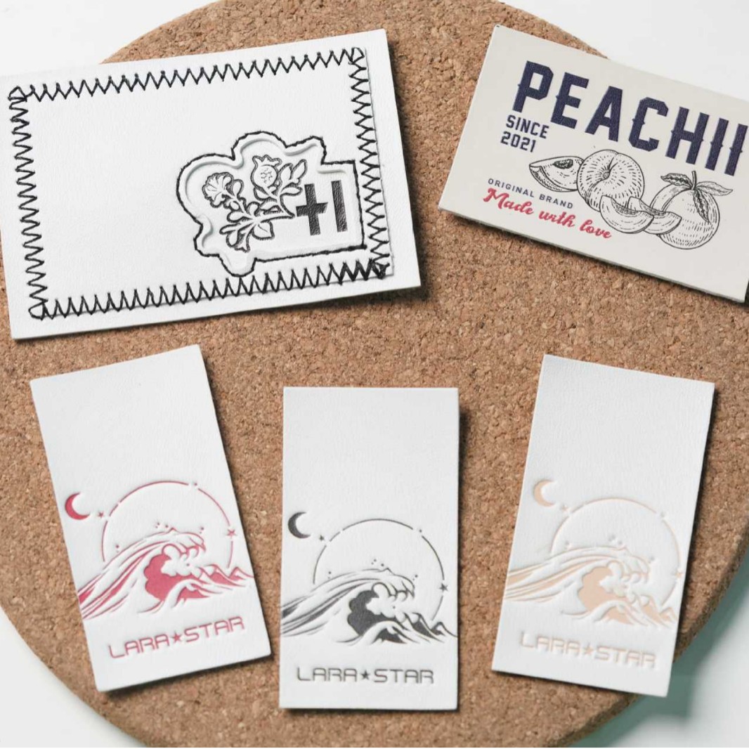 In-Stock Leather Trademark Logo Color-Changing Pu Leather Label Jeans Leather Label Decorative Patch Applique