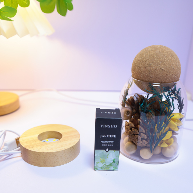 Fire-Free aromatherapy diy material including luminous base Mori ins style home indoor fragrance decoration handmade activity