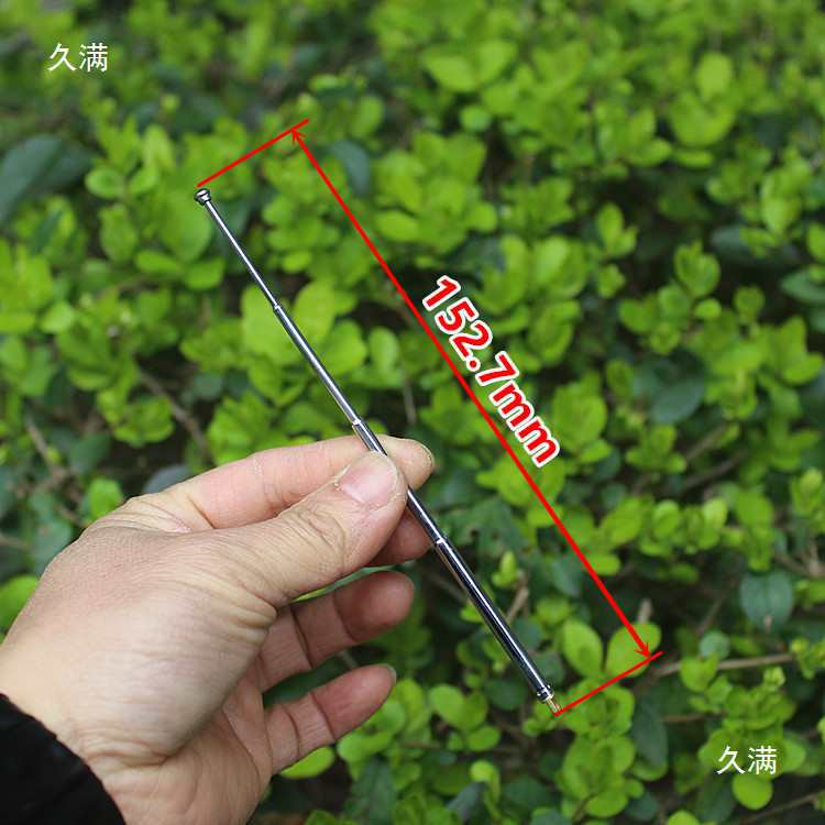 Radio Telescopic Rod Antenna 4 Sections Electric Media Remote Control Alarm Toy Car Aviation Model Antenna