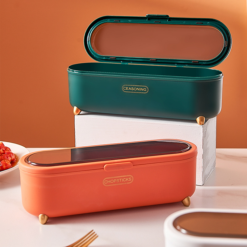 Коробка для хранения палочек, доступная роскошь, пылезащитная, многофункциональная, дренируемая, для столовых приборов