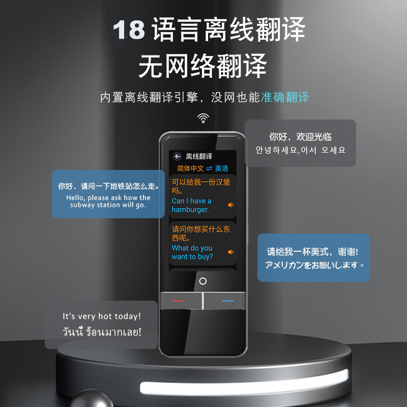 Multi-Language Smart Translator Arabic Russian Vietnamese Offline Translator English Simultaneous Translation Pen