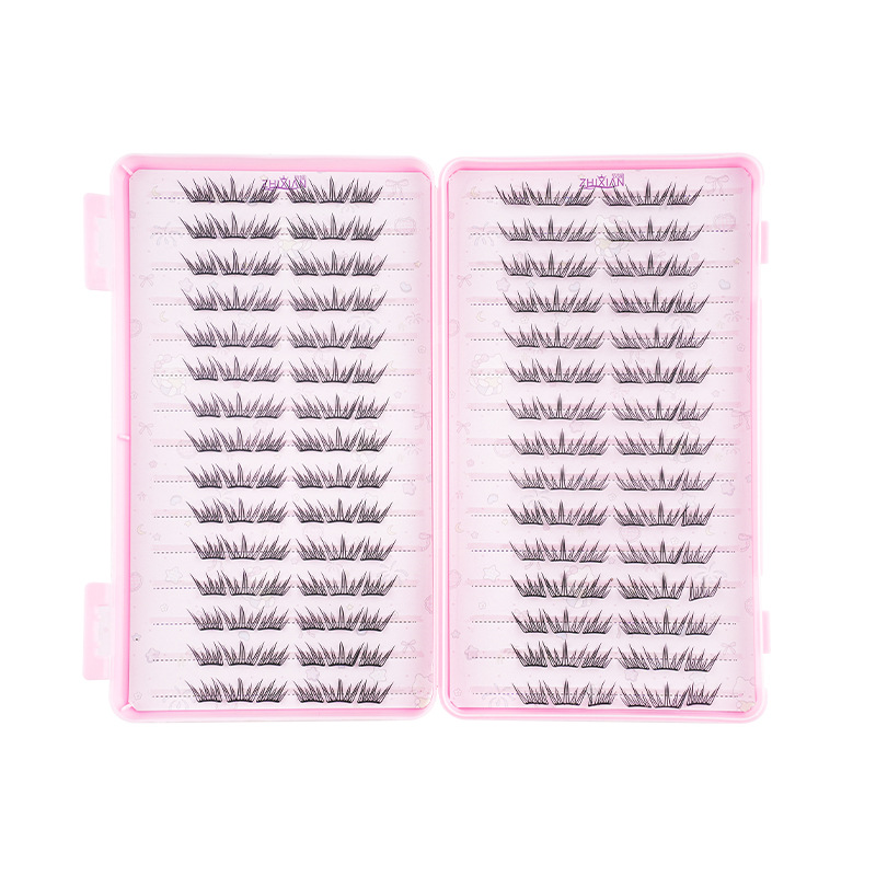 30 Rows of Glue-Free Large-Capacity False Eyelashes, Full Range of Mixed Thin Strips, Dense, Southeast Asian, European and American Cross-Border