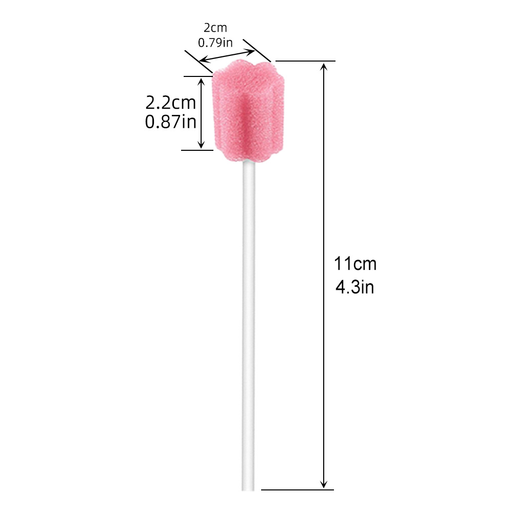 Independently Packaged Oral Cleaning Sponge Stick Pink Amazon Munkcare Disposable Sponge Brush 50 Boxes