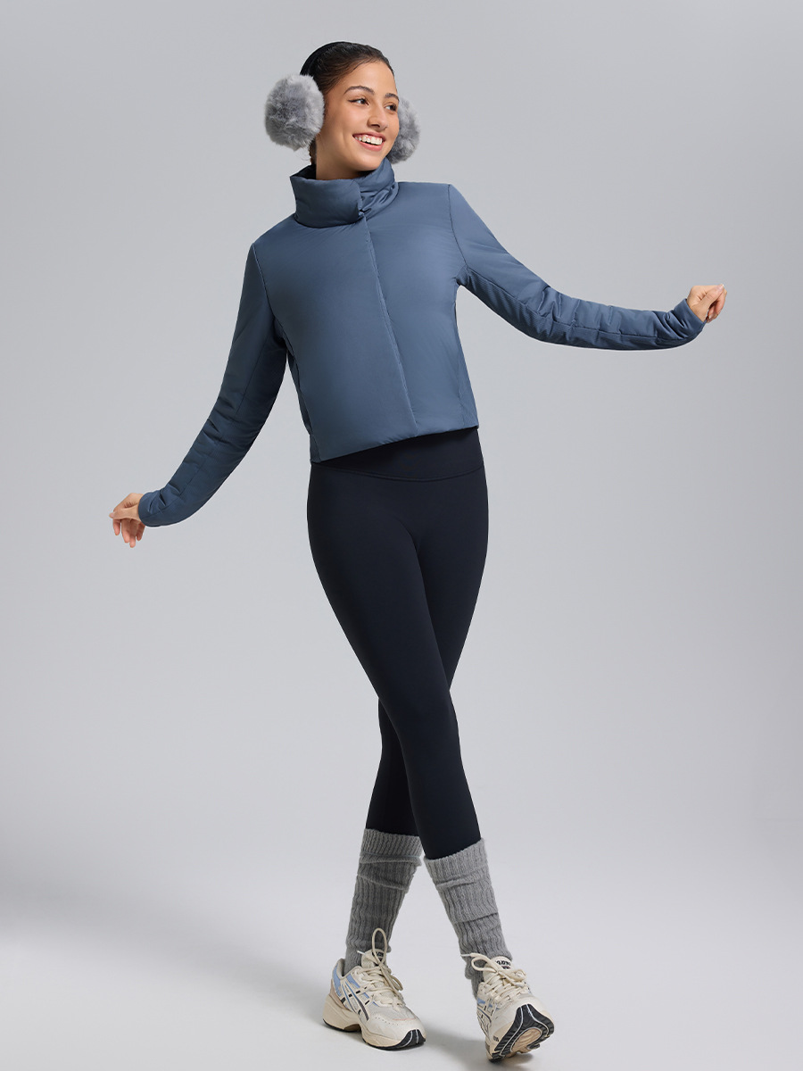 New Autumn and Winter Quilted Warm Short Sports Cotton Jacket Baseball Jacket Lightweight Loose Versatile Casual Windproof Jacket for Women