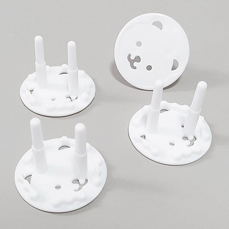 Защитный чехол для детской розетки, утолщенная круглая голова, стандарт ЕС, защита от электрического удара для малышей