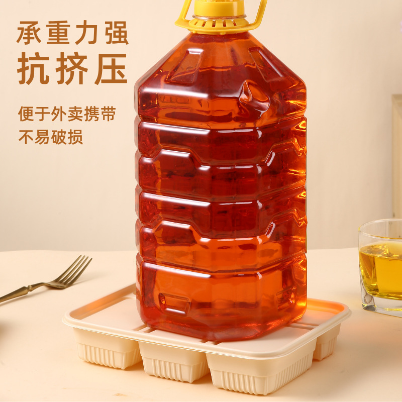 Disposable Tableware Boxes Made of Corn Starch, Biodegradable, for Takeout Packaging, Round and Square, for Lunch Boxes, Catering, Microwaveable