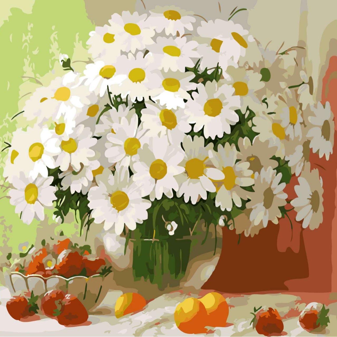 Factory wholesale DIY digital oil painting multi-figure optional 40*50 living room landscape flowers and plants coloring hand painting