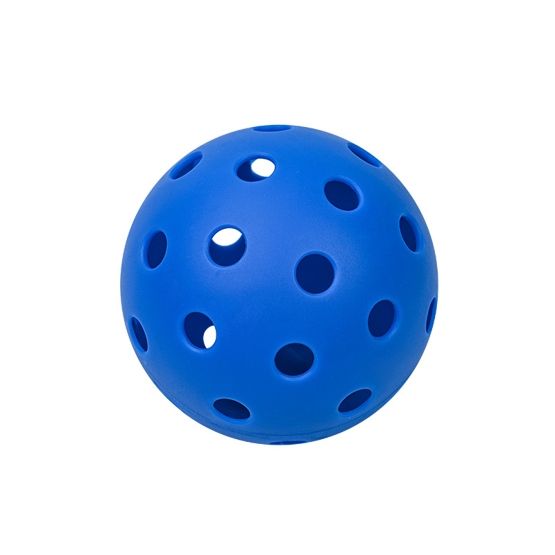 Outdoor 40-Hole Tpe Pickleball Elastic Multi-Color Hole Ball Game Training Hollow Ball Plastic