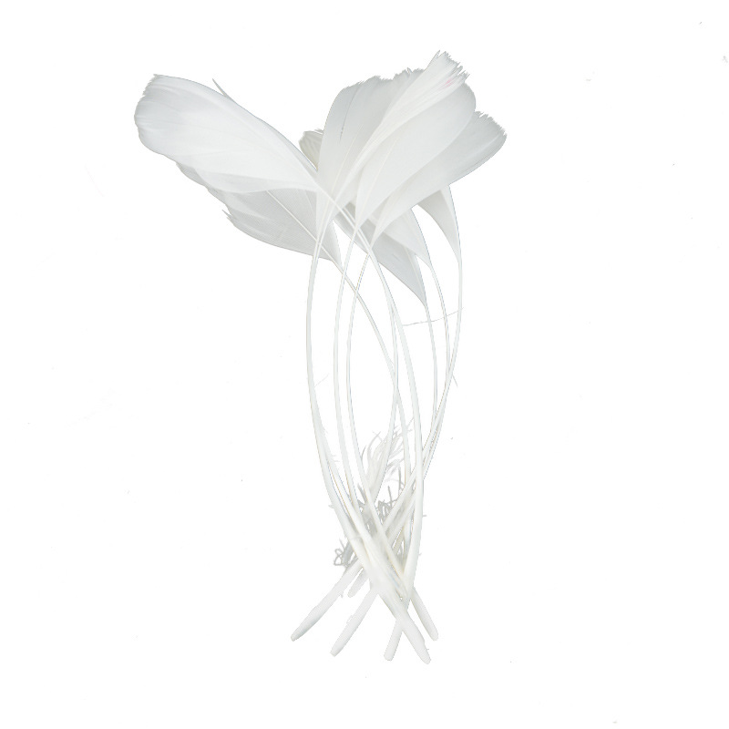 Hot-Selling Product Collection Manufacturers Wholesale White Feather DIY Handmade Feather Clothing Accessories Jewelry Accessories Materials