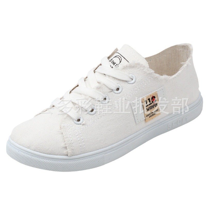 One-piece delivery new female student canvas shoes comfortable lightweight casual shoes plaid cloth shoes old Beijing cloth shoes ladies