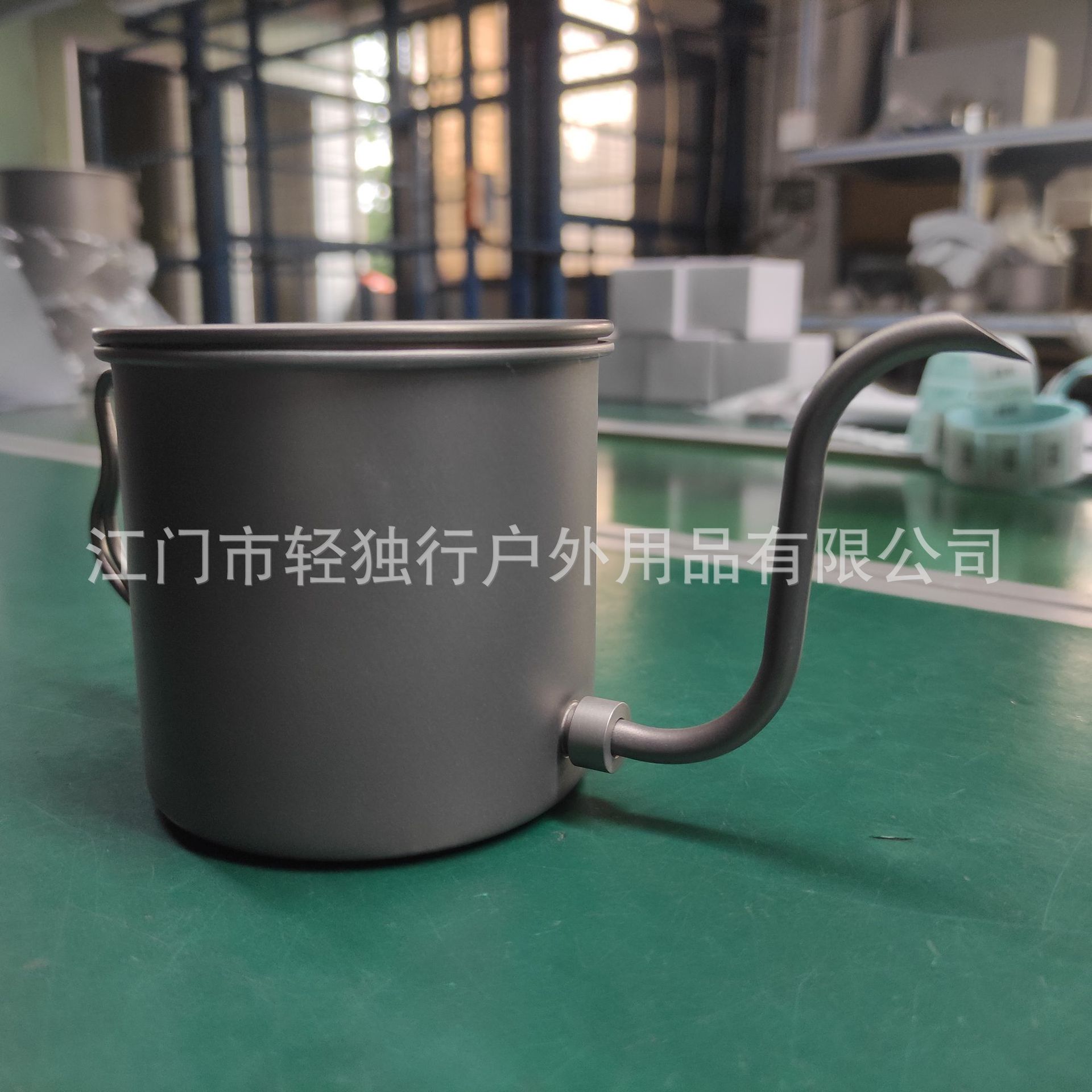 Pure Titanium Coffee Hand Brewing Pot Fine Mouth Pot Spout Removable Outdoor Household Brewing Ear-Hanging Coffee Utensil