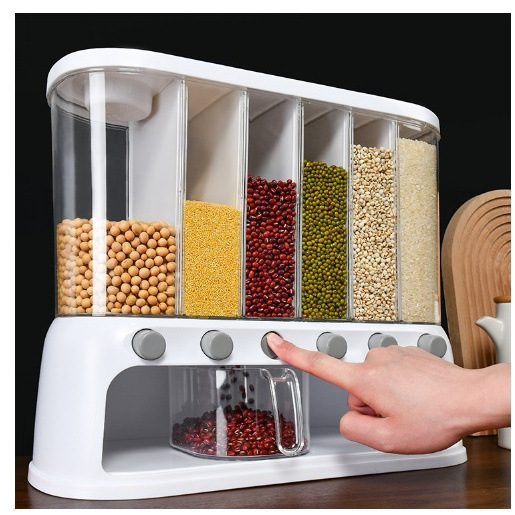 Экспортное ведро для риса с отделениями, домашний герметичный ящик, защищенный от насекомых и влаги, пищевая безопасность