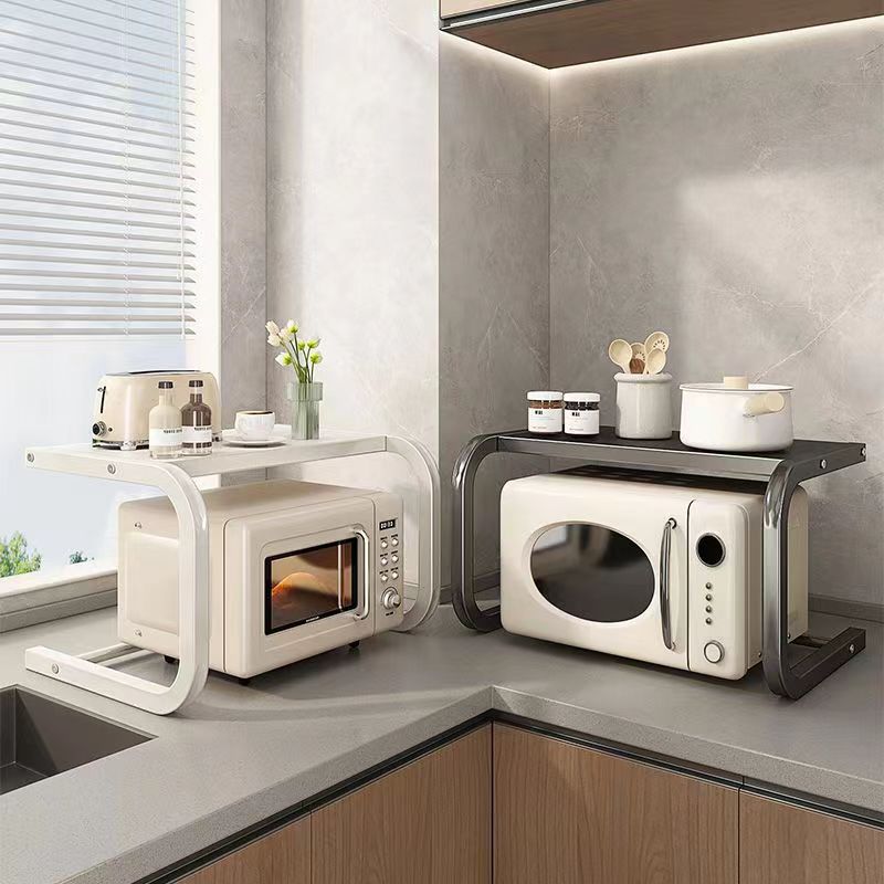 Kitchen storage rack multi-layer storage rack seasoning rack table top multi-functional kitchen microwave storage rack desktop