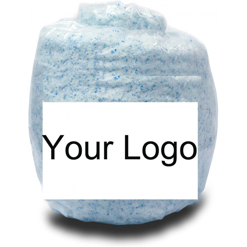 Гелевые частицы синего цвета из мемори-фома