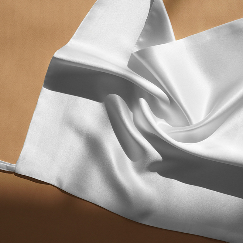 Silk Towel Mulberry Silk Fabric Double-layer Silk Facial Towel for Sensitive Skin Hair Care