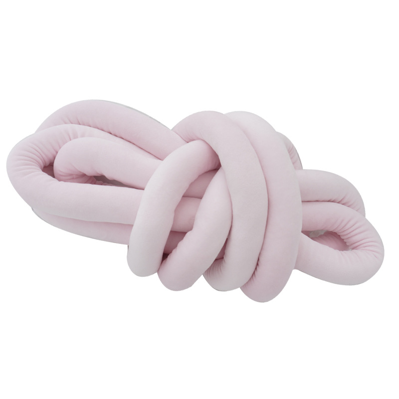 Crib Fence Anti-collision Strip Soft Bag Anti-collision Bite Children's Bed Twist Woven Guardrail Thickened Edge Wrapping