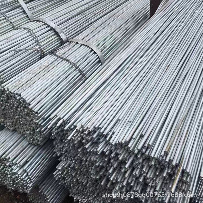 Galvanized Round Steel, Round Steel Q235B, Hot-Dip Galvanized Solid Iron Rod for Engineering Grounding, Galvanized Round Steel Manufacturer Wholesale